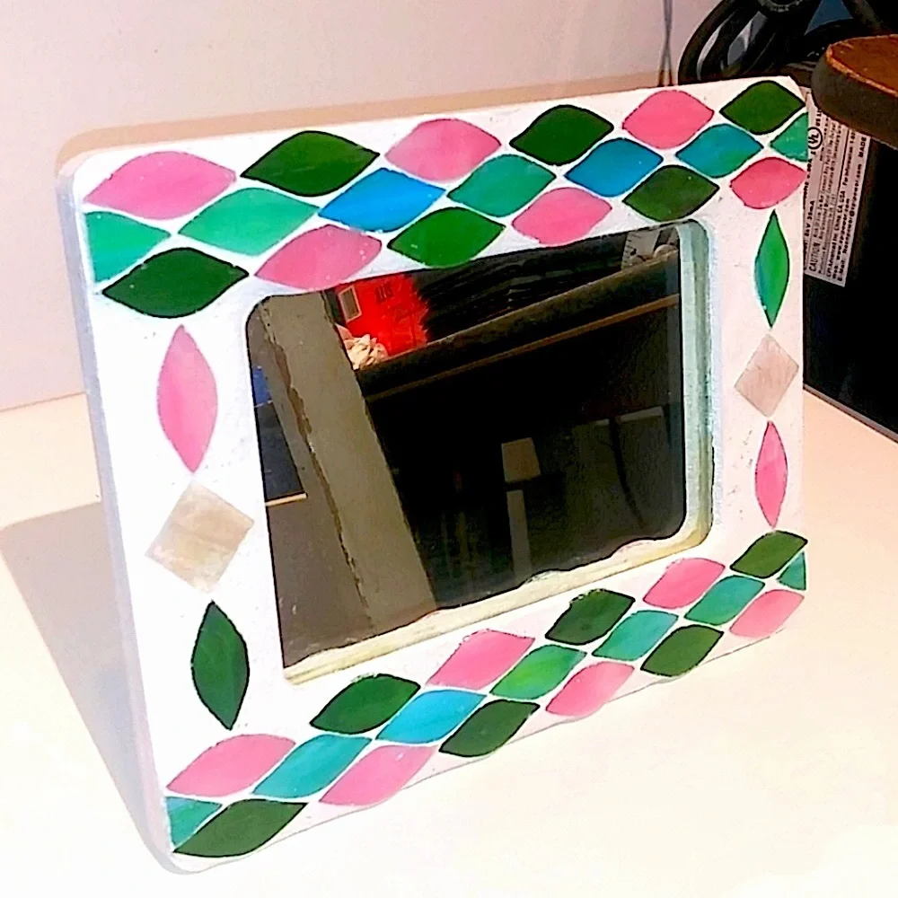 Brand 𝐍𝐞𝐰 Handmade “Mermaid“ Mosaic Mirror